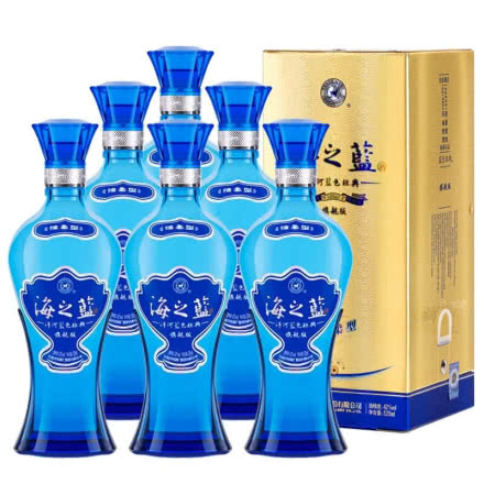 52度洋河藍色經典海之藍520ml(6瓶裝）
