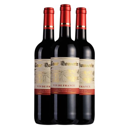 法国勃朗宁古堡干红葡萄酒750ml(3瓶装)