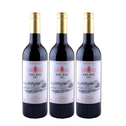 法国萨拉斯干红葡萄酒（3瓶装）