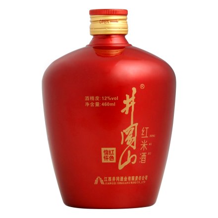 12°井冈山红色情怀红米酒460ml (裸瓶)