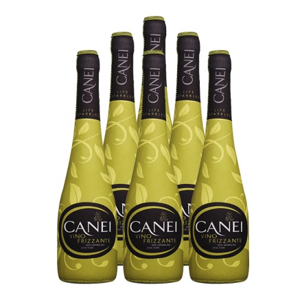 意大利肯爱Canei低泡白半甜微起泡葡萄酒 750ml冰袋装（6瓶装）