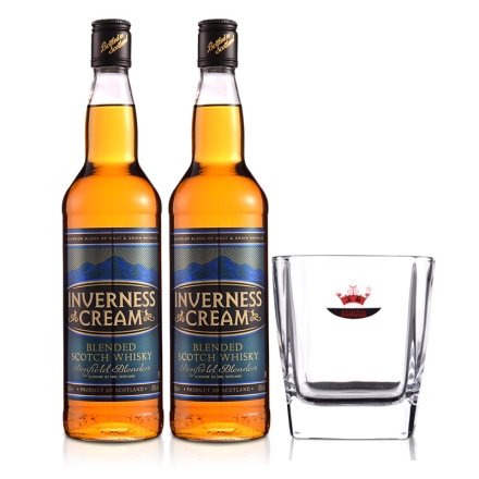 英国爱力士苏格兰威士忌700ml（双瓶装）+威士忌杯