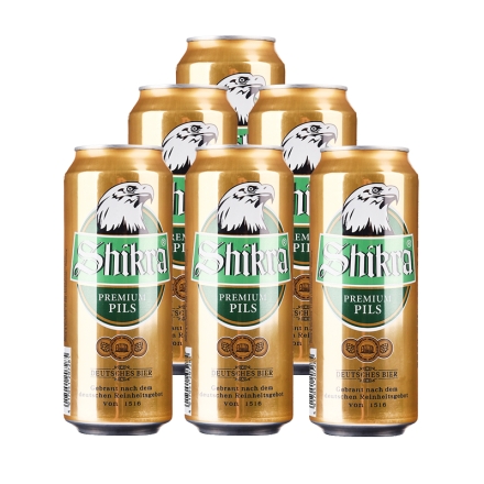 德国猎鹰比尔森啤酒500ml*6