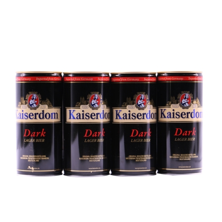 德国凯撒黑啤酒1L（4瓶装）
