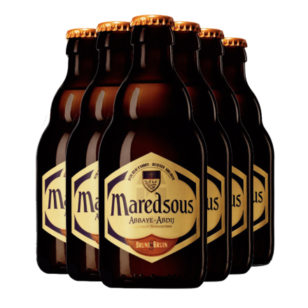 比利时进口马里斯8号马杜斯修道院啤酒(Maredsous)330ml*6