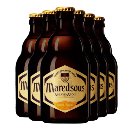 比利时进口马里斯6度啤酒马杜斯修道院(Maredsous)330ml*6