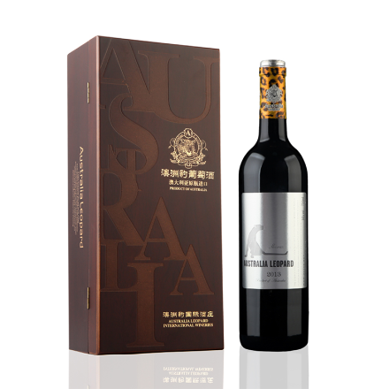 澳洲豹白晶石西拉干红葡萄酒750ml
