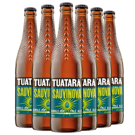新西兰进口TUATARA大蜥蜴赛维诺单一酒花啤酒330ml*6