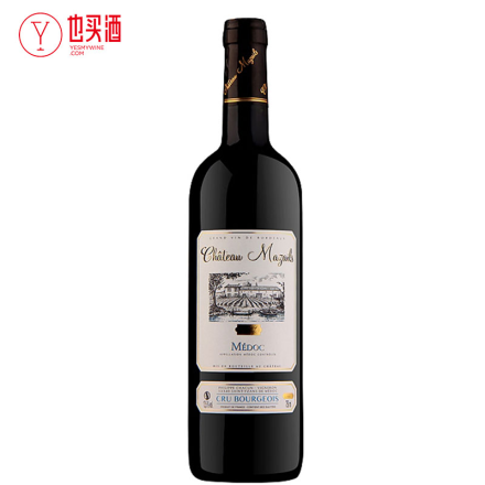 【中级庄】法国原瓶进口 马莎尔城堡干红葡萄酒  750ml