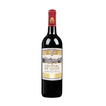 法国原瓶进口红酒威尔将军精品干红葡萄酒750ml