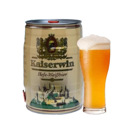 5.1°德国Kaiserwin凯撒啤酒5L