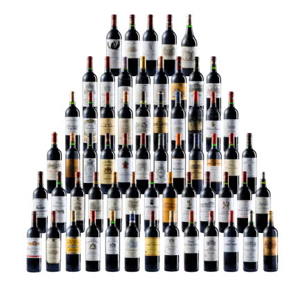 法国（列级庄·名庄正牌）波尔多1855列级61家酒庄套装（2010年份） 750ml*61