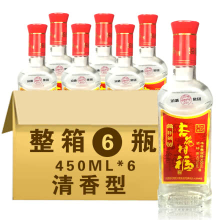 42°汾酒集团特制杏花村福（2012年）450ml（6瓶装）