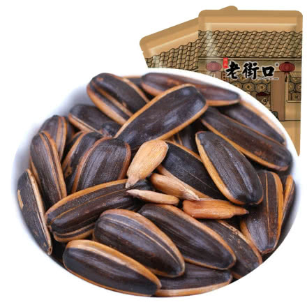 老街口 焦糖瓜子500g零食坚果炒货干货葵花籽特产