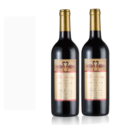 澳洲原瓶原装进口丹地浓酒庄西拉干红葡萄酒750ml*2