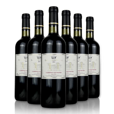 法国皇冠1805赤霞珠干红葡萄酒750ml（6瓶装）