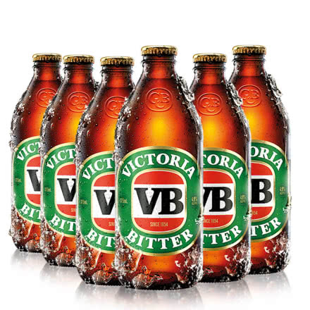 澳洲进口啤酒澳大利亚进口维多利亚啤酒375ml（6瓶装）