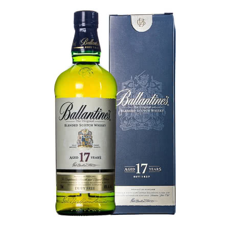 百龄坛（Ballantine’s）17年苏格兰威士忌700ml