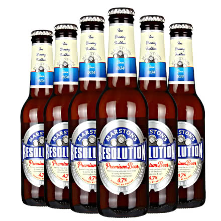 英国进口啤酒马斯顿决心精酿啤酒275ml（6瓶装）