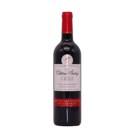 法国红酒法国原瓶进口金奖波尔多上梅多克产区AOC索贝城堡干红葡萄酒750ml