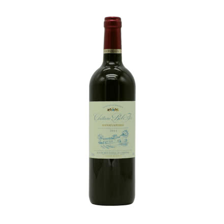 法国红酒（原瓶进口）超级波尔多AOC宝雅城堡干红葡萄酒750ml
