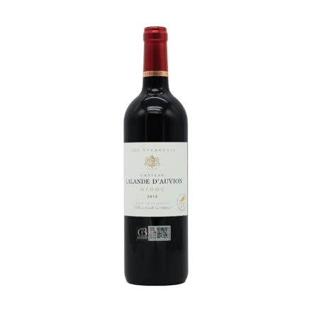 法国红酒法国原瓶进口金奖波尔多梅多克产区中级庄拉朗德城堡干红葡萄酒750ml