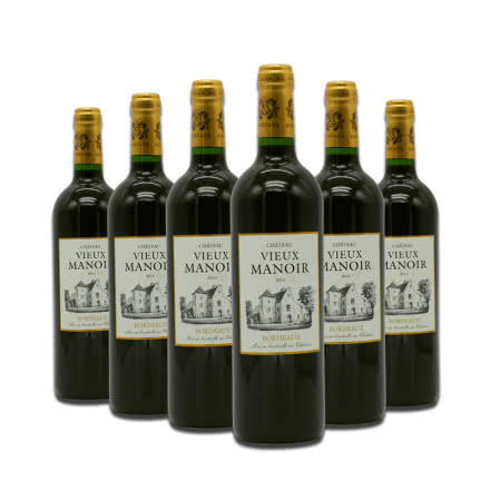 法国整箱红酒法国原瓶进口波尔多AOC维梦城堡干红葡萄酒750ml*6