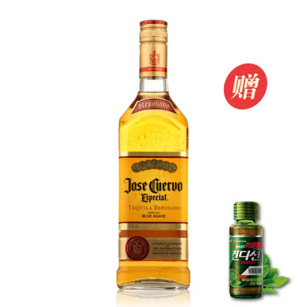 40°墨西哥（Jose Cuervo）豪帅快活特醇金标龙舌兰酒 进口洋酒鸡尾酒750ml
