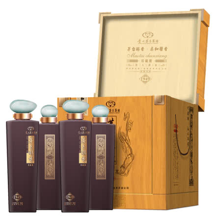 53°贵州茅台酒厂集团技术开发公司茅台醇香珍藏级1949酱香型白酒礼盒装500ml（4瓶）