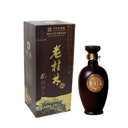 45°八年陈酿老桂林酒（500ml）桂林三花酒米香型白酒代表