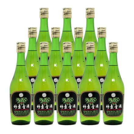 45°竹叶青酒500ml×12瓶（2012年）