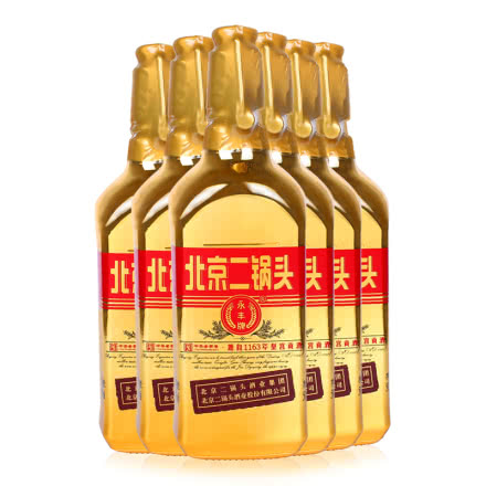 46°北京二锅头永丰牌清香型白酒500ml(6瓶装）
