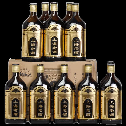 黑标十年陈上海老酒500mlx12瓶装半干型海派黄酒感受老上海风情