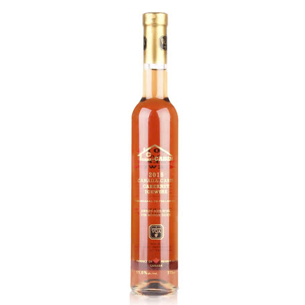 加拿大原瓶进口 加拿大木屋赤霞珠冰红葡萄酒2015