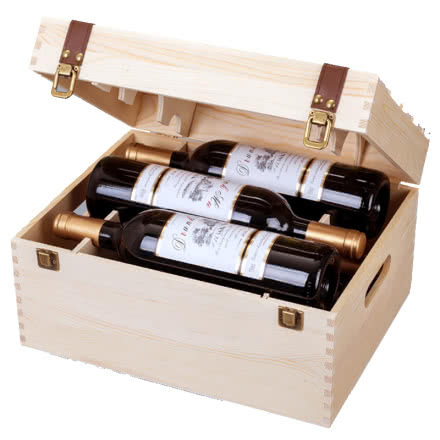 法国原酒进口醉慕红酒半干红葡萄酒整箱750ml*6木箱礼盒装红酒送礼
