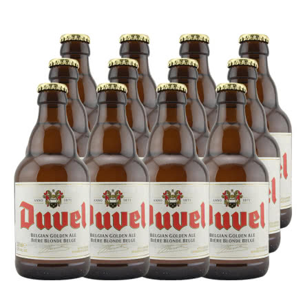 duvel/督威 比利时进口精酿啤酒 督威啤酒瓶装 330ml*12瓶