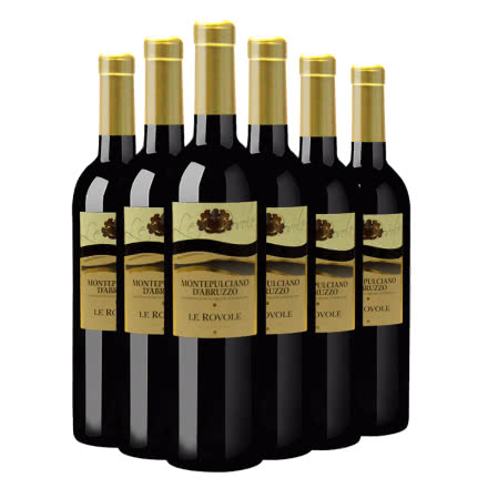 意大利原瓶进口LEROVILE系列蒙特普恰诺红葡萄酒750ml*6整箱装