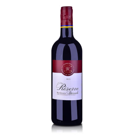 【低价】法国拉菲珍藏2015波尔多法定产区红葡萄酒750ml