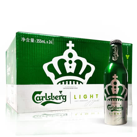 嘉士伯啤酒特醇铝罐Carlsberg嘉士伯特醇铝罐355ml(24支装)