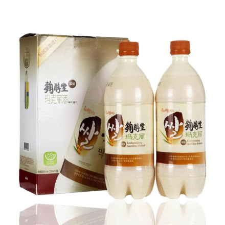 KOOKSOONDANG 麴醇堂 韩国原味玛克丽米酒 750ml*2瓶