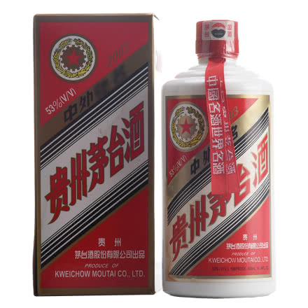 53°贵州茅台酒飞天/五星（2003年）500ml老酒收藏酒