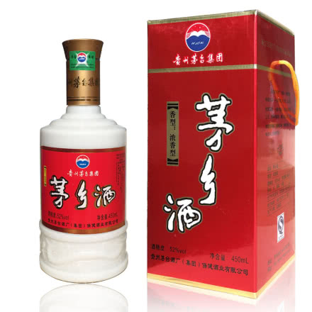 52º贵州茅台集团  茅乡酒 陈年老酒  450ml(2007年)