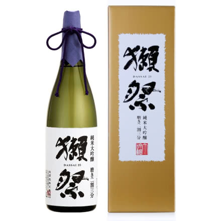 【进口日本清酒】16°獭祭23纯米大吟酿清酒1.8L 赖濑祭二割三分