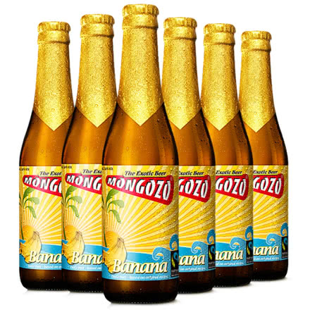 进口啤酒 比利时粉象厂梦果酌香蕉果味啤酒 330ml*6瓶