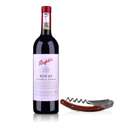 【自营】澳大利亚红酒奔富BIN28西拉干红葡萄酒750ml+酒刀