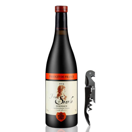 法国原瓶进口红酒波尔多AOC法兰西尔干红葡萄酒750ml