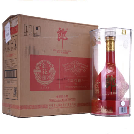 53°郎酒（红花郎15）1.65l 原箱（2瓶）