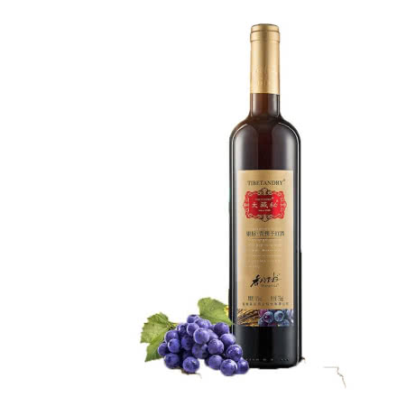 香格里拉9度青稞干红葡萄酒大藏秘银标750ML单瓶装