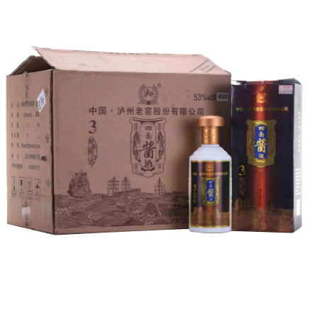 53°泸州老窖（四面酱酒）500ml（2014年）1箱6瓶