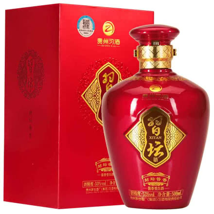 53°贵州习酒 习坛（红色） 封坛酱香 酱香型白酒500ml单瓶装
